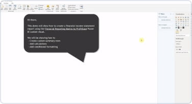 Make a basic P&L or Income statement [Tutorial] Using Financial Reporting Matrix for Power BI