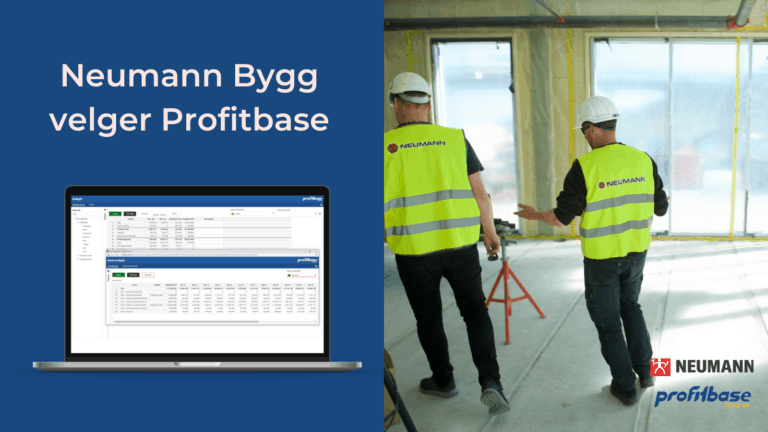 Neumann Bygg velger Profitbase Planner - content image