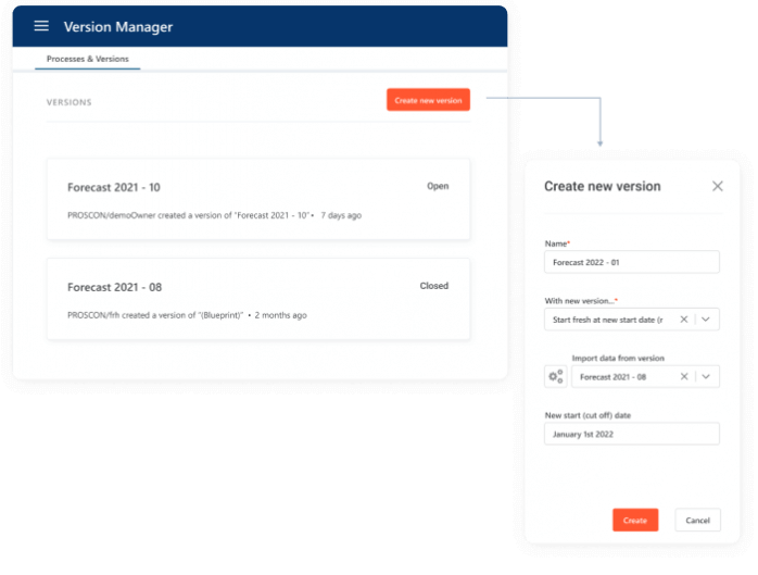 Easily simulate a reorganization