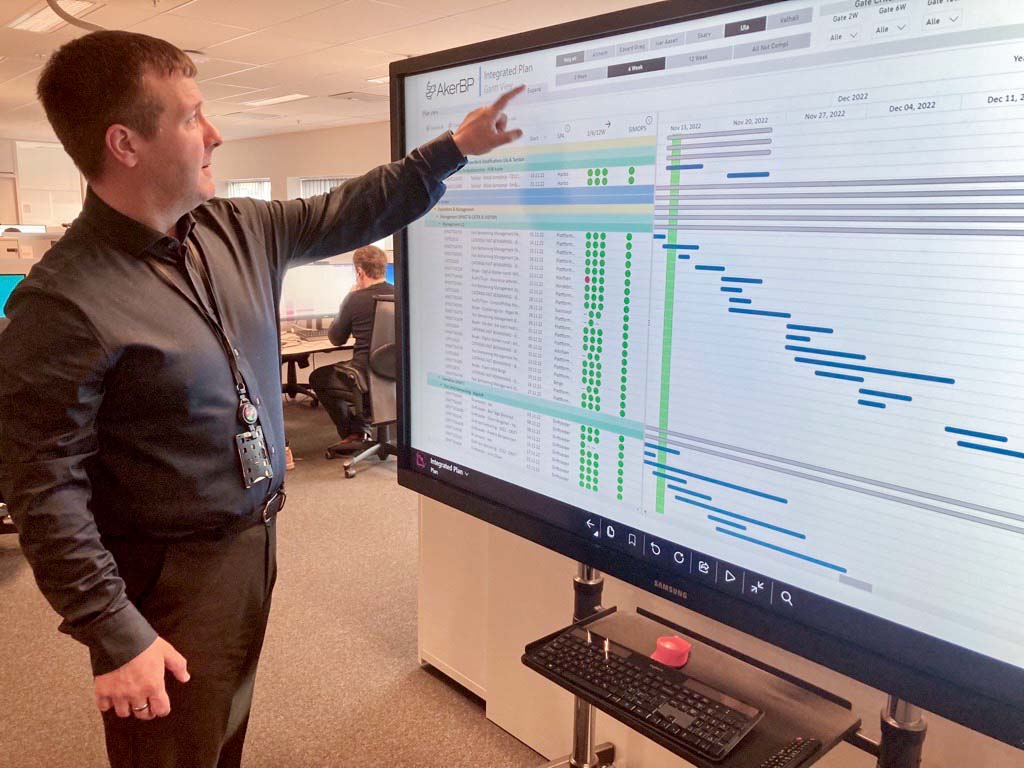 Power BI Gantt Chart: Chris Westland, who works with Digital Excellence in Aker BP’s Integrated Planning function.